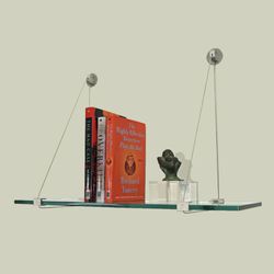 Floating Glass shelves 