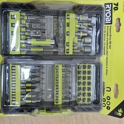 RYOBI
Bi-Metal Impact Rated Screwdriver Drill Bit Kit (70-Piece)