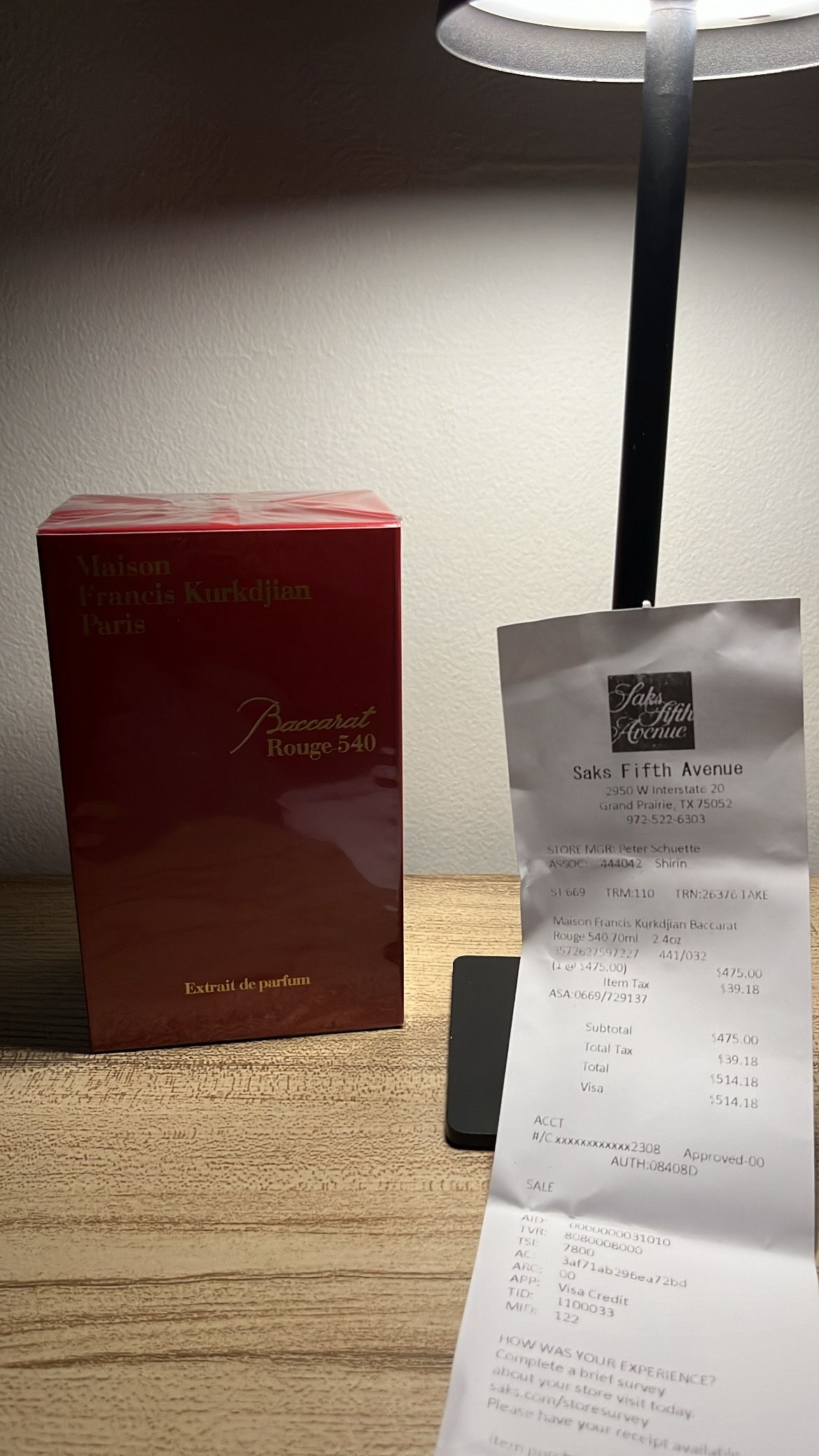 Maison Kohlhausen Parfum Rouge 540 Eau de Parfum 1.7 oz
