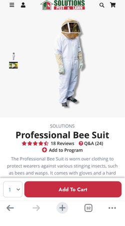 Bee suit
