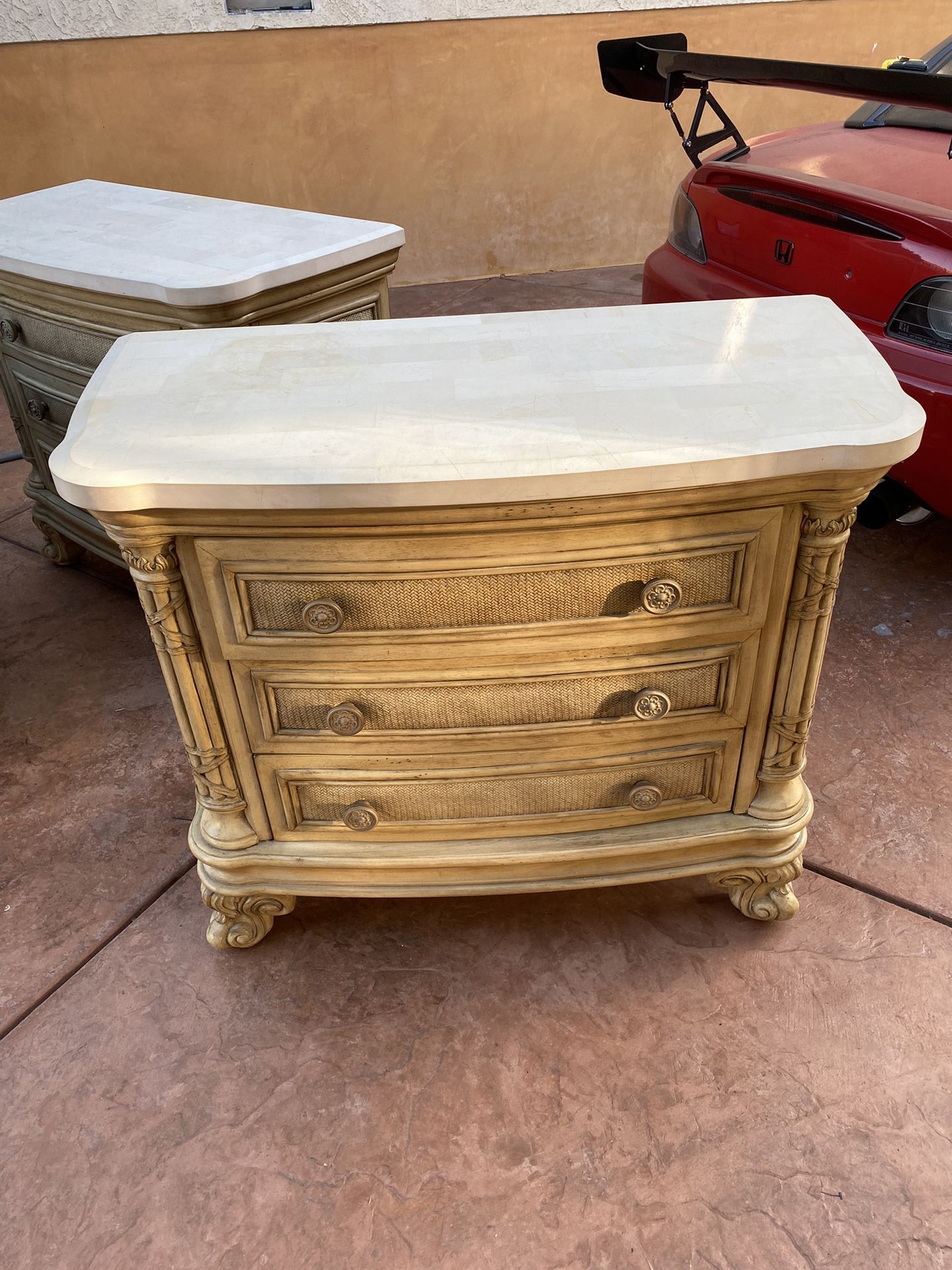 Matching Granite Dressers & Drawers