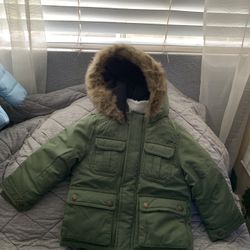 Carter’s Kids  Parka Green Jacket Size : 2