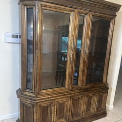Wood China Cabinet 