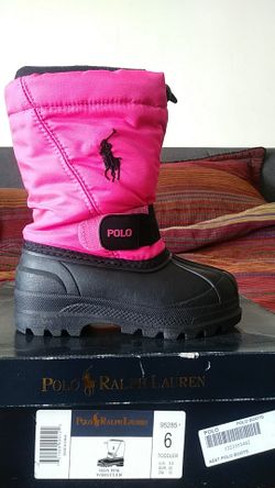 Polo "Whistler" Snow Boot "Neon Pink" Size 6 Toddler Brand New