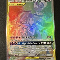 Pokemon Solgaleo & Lunala GX (Secret) 