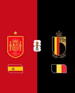Spain vs. Belgium World Cup Category 1