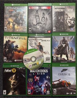 Microsoft Xbox One Games Lot Of 10 Tested & Working