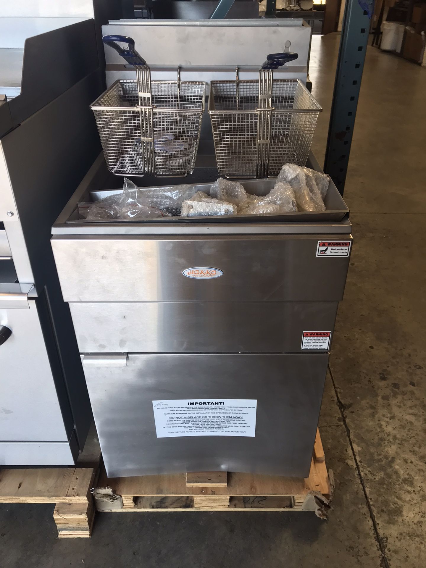 EASYROSE Commercial LPG Gas Deep Fryer