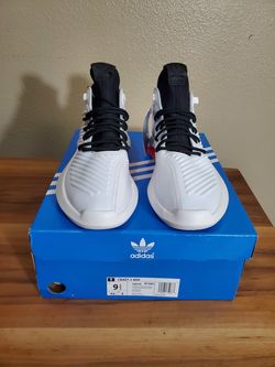 Adidas Crazy 1 ADV Shoes Sneakers Basketball White Black AQ0320 Size 9.5