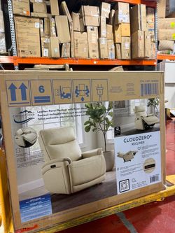 GilmanCreek CloudZero Leather Power Recliner