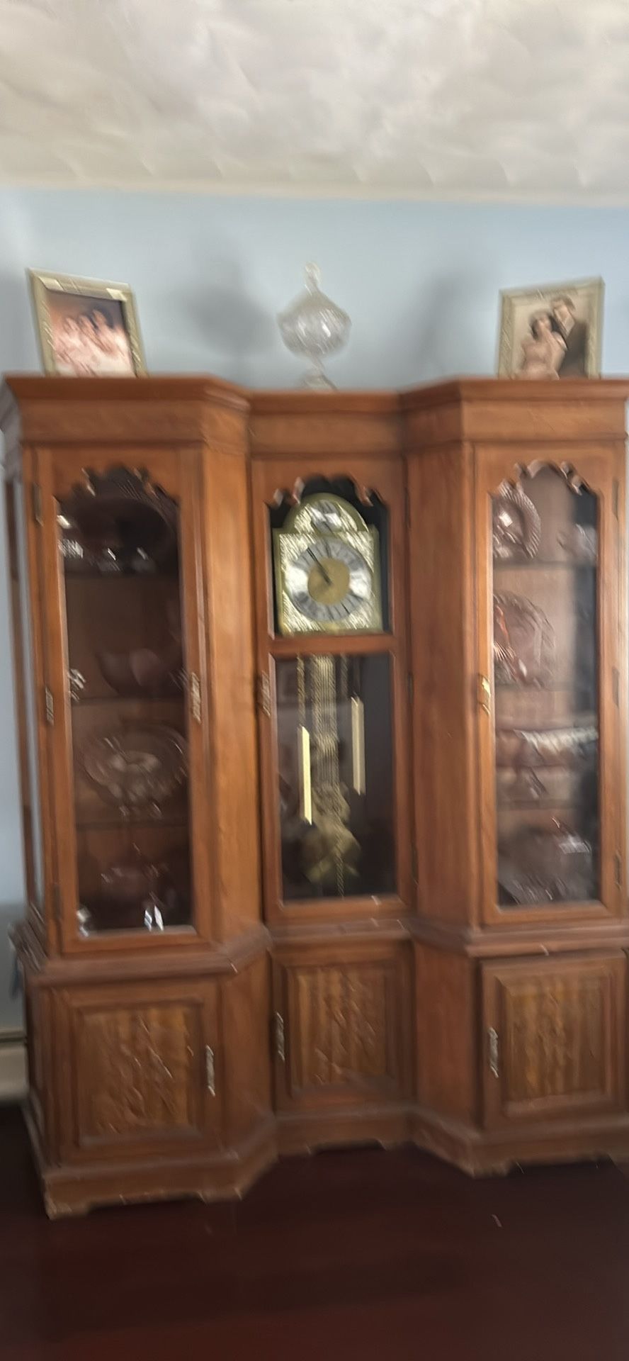 Curio cabinet Grandfather Clock