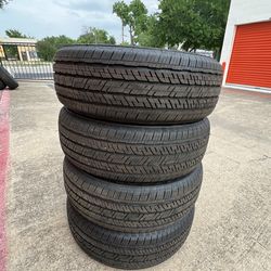 265/60R20 Bridgestone Dueler Tires Llantas Chevy Gmc New Rims Rines Wheels