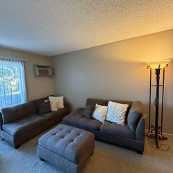 Couch (optional lamp and pillows included)