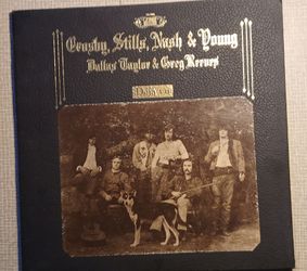 Crosby, stills, Nash and young vinyl record.