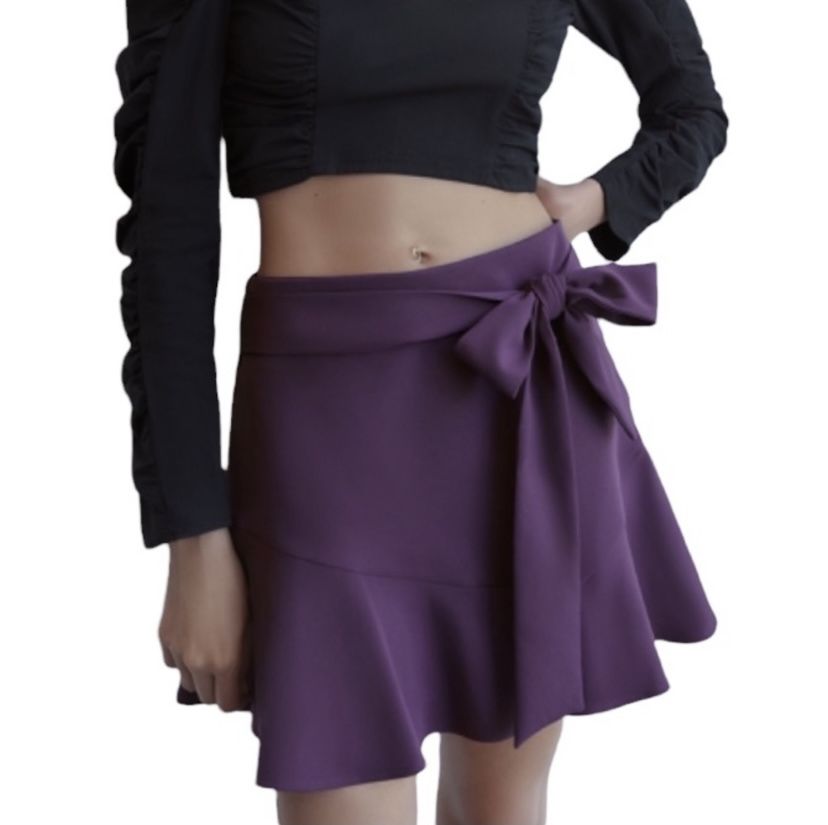 NWT ZARA belted flowy skorts women’s Size XSmall 