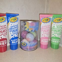 Crayola Bath Bombs and Crayola Finger Paint Soaps