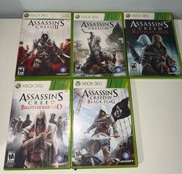 Xbox 360 Assassin's Creed Game Bundle - 5 Games