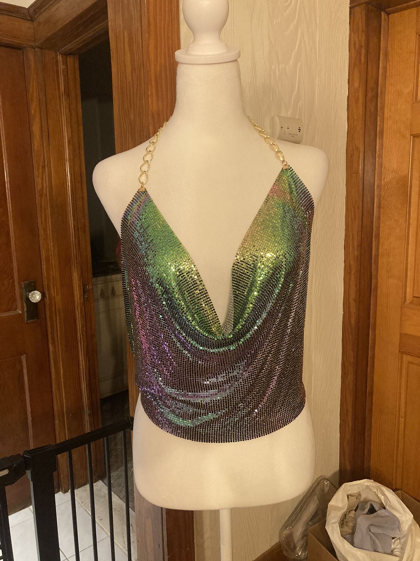 Mesh Halter Top