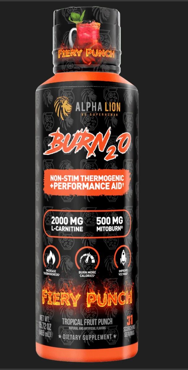 Two Alpha lion BURN 2 O Fiery Punch