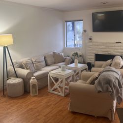 White Tables / Living Room Decor 