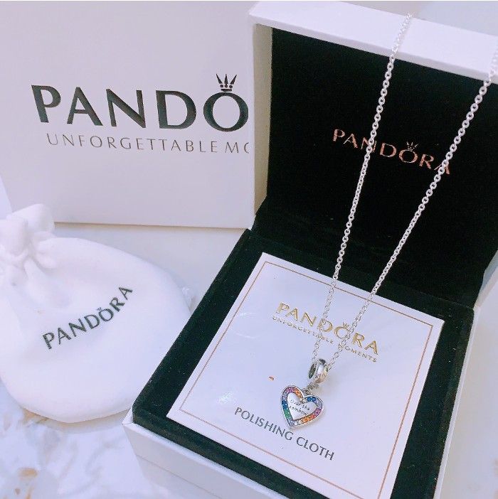 Pandora Vintage Heart Necklace