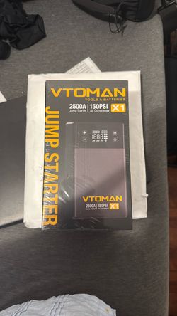 Jump starter vtoman x1 brand new in box