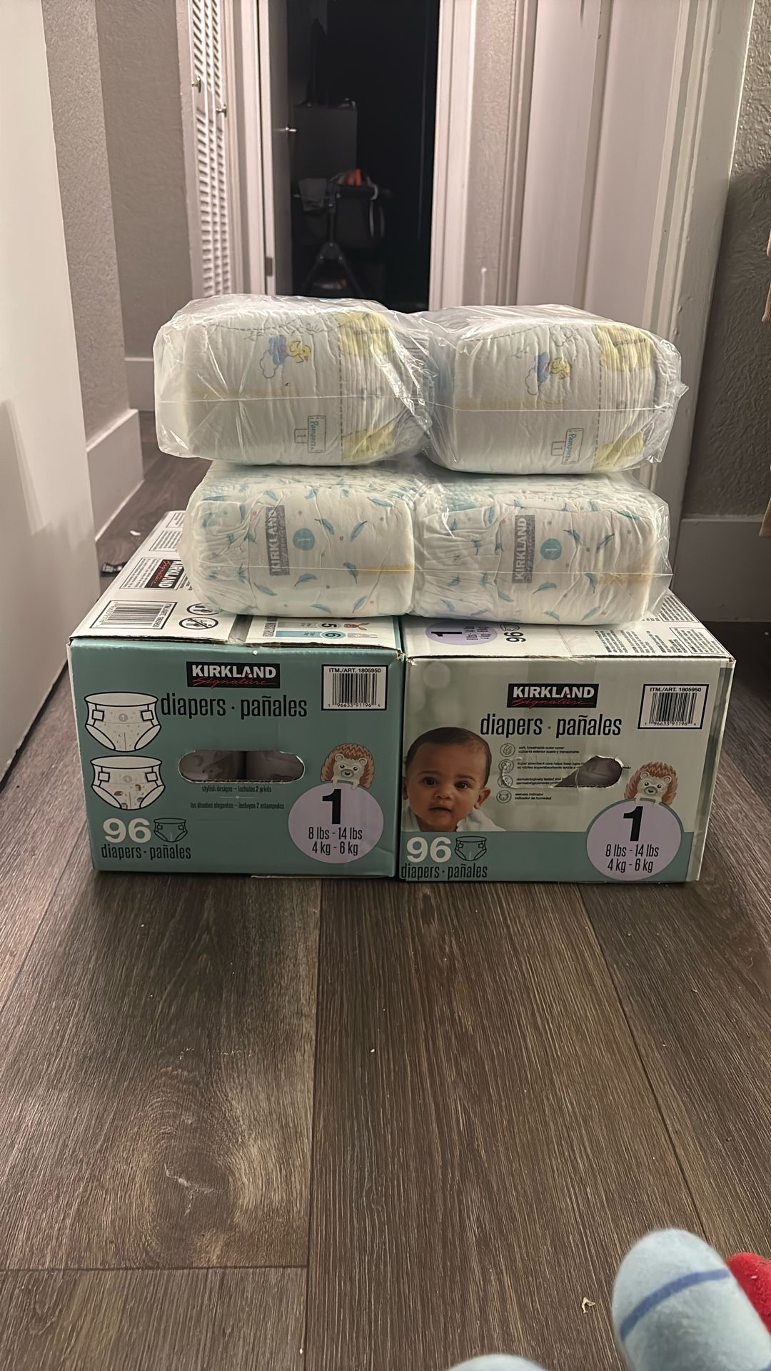 Diapers Size 1 & Size 2