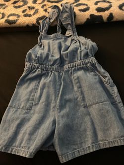 Denim romper size 5t