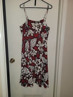 Red/White Hawaiian Dress