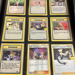 Pokemon Trainer cards $10