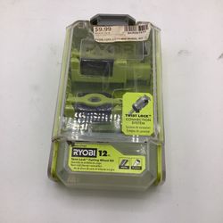 RYOBI 12-Piece Twist Lock Cutting Wheel Kit with Case – Gently Used