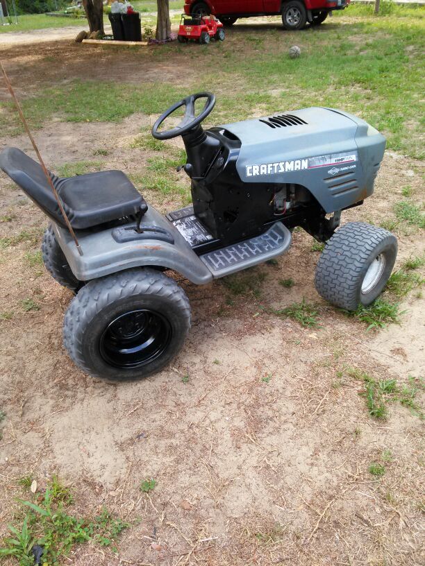 Craftsman mud mower runs good ready for mud