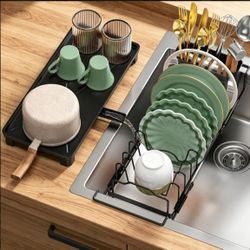 Over-the-Sink Dish Drying Rack