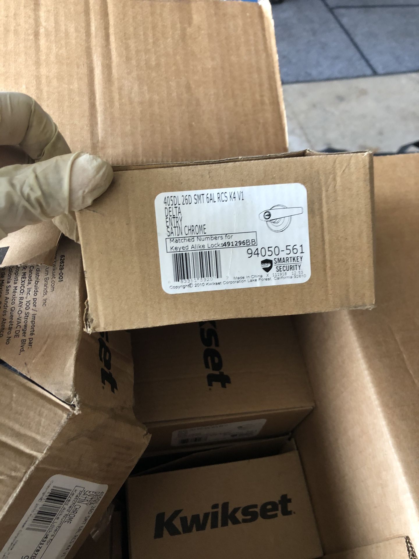 Kwikset delta entry 8 pc