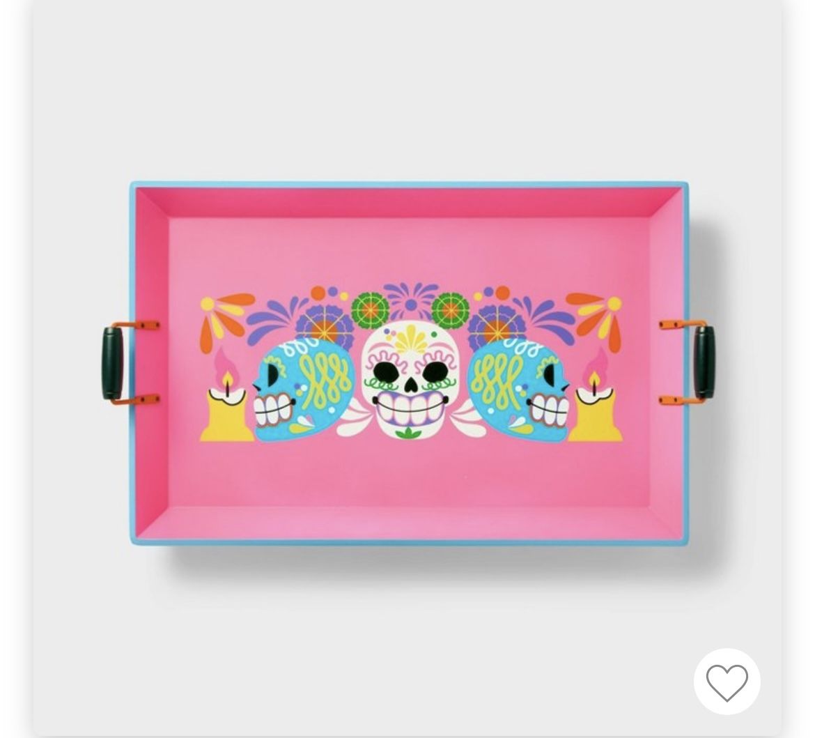 Dia De Lost Muertos Serving Tray