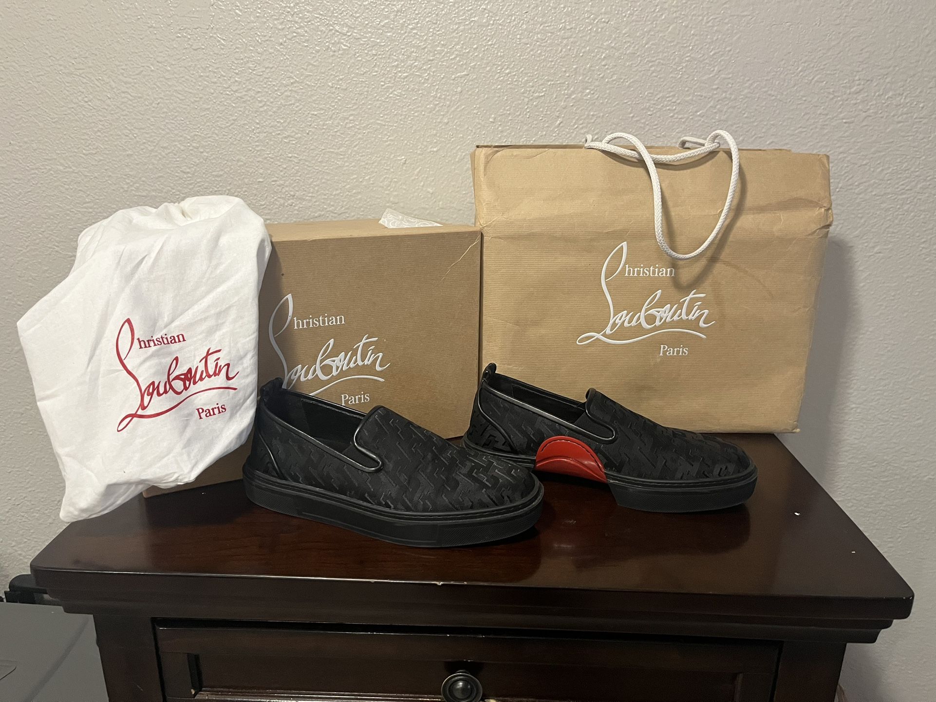 Mans Red bottoms Size 42.5