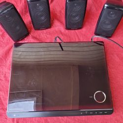 Samsung 1000-Watts 5.1-ch Blu-ray Home Theater System 3D. Receiver, 5 Speakers, Subwoofer. Remote Control &  Bluetooth Adapter. 