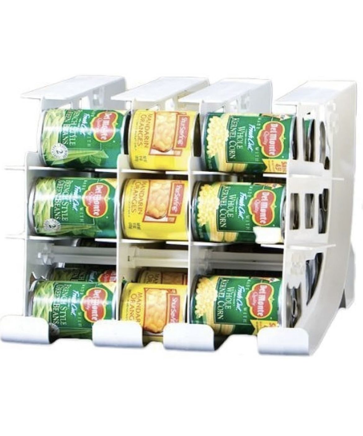 FIFO Can Tracker Stores 54 cans | Rotates First in First Out | Canned Goods Organizer for Cupboard, Pantry and Cabinet | Food Storage | Organize Your 