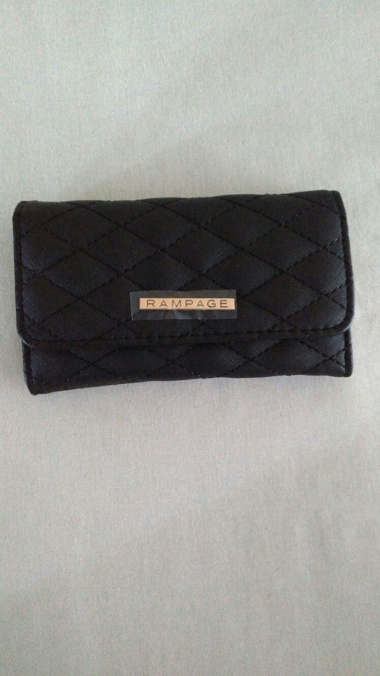 New small black Rampage wallet