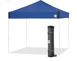 E-Z Up® Pyramid Instant Shelter, Outdoor Canopy/Shelter Straight Leg 10'x 10', Royal