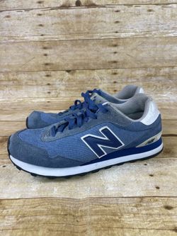 New Balance 515 Sneakers Navy Blue Suede Mesh Running Shoes Mens 10