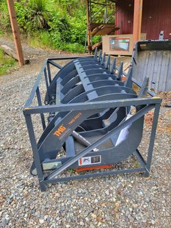 72" Root Rake Grapple For Skid Steer