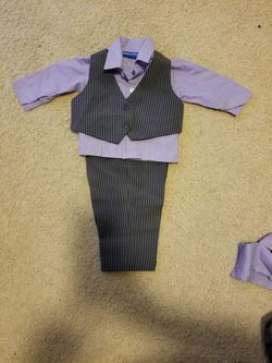 Lavender & Grey infant Suit