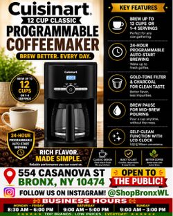 Cuisinart 12-Cup Classic Programmable Coffeemaker
