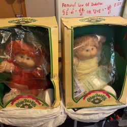 Antique originalCabbage Patch Kids 4-dolls