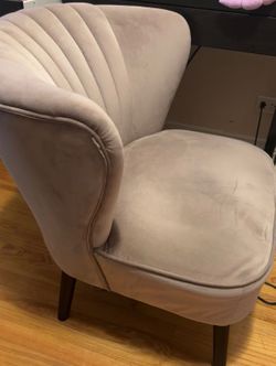 Vanity Chair And Ottoman