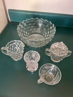 Assorted glassware