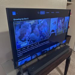 60 inch tv with sound bar set