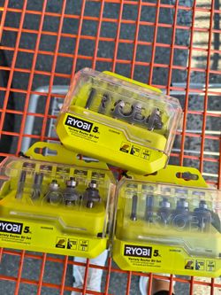 Ryobi 5 Pc router set $20 each