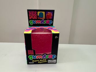 BRAND NEW IN BOX Needoh Gumdrop Pink Squishy Authentic Super Solid Squish Squeeze Viral TikTok Gum Drop